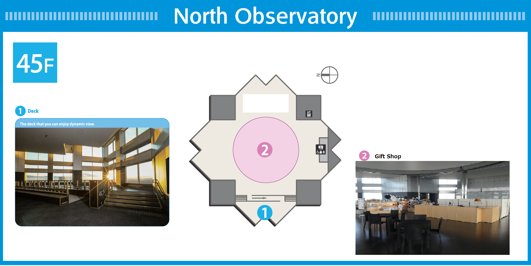 Observatories at Tokyo Metropolitan Government Office